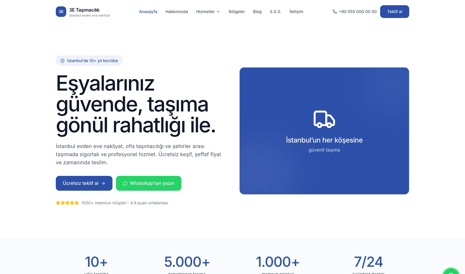 3E Taşımacılık ekran görüntüsü