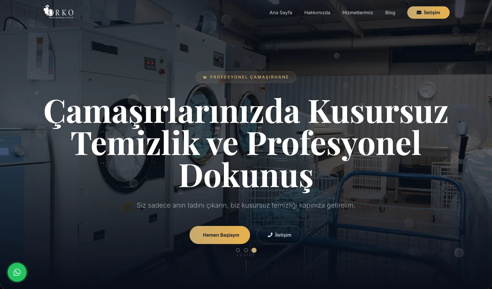 ORKO Laundry ekran görüntüsü